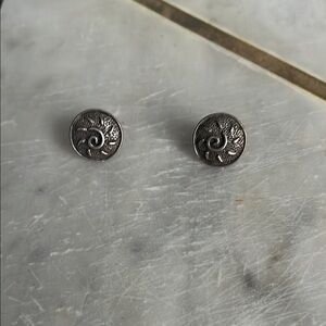 Elegant Silver Swirl Earrings